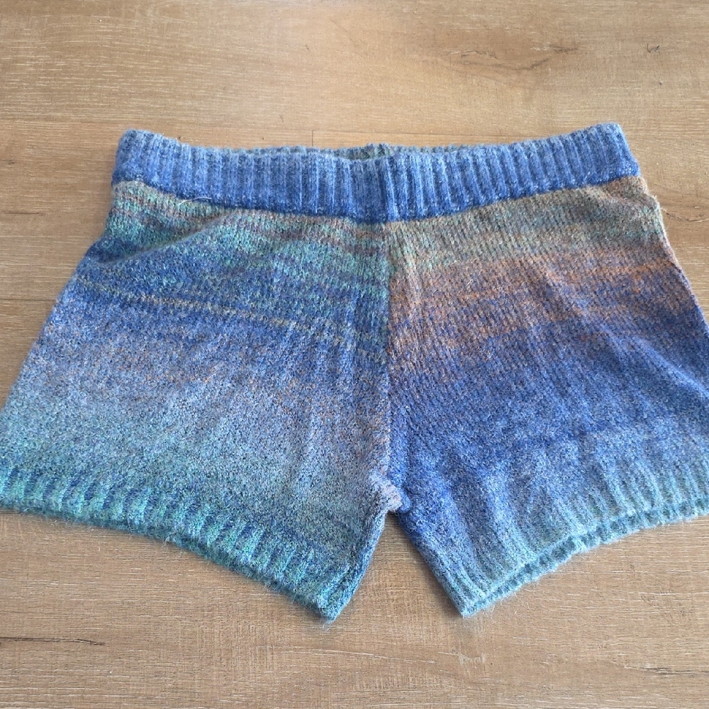L*Space Multicolor Knit High Waist Shorts Size XL